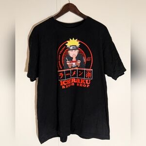 Black Naruto Ichiraku Ramen Shop T-Shirt